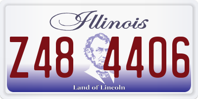IL license plate Z484406