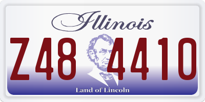 IL license plate Z484410