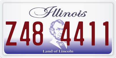 IL license plate Z484411