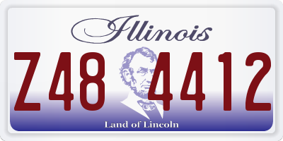 IL license plate Z484412