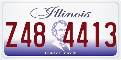 IL license plate Z484413