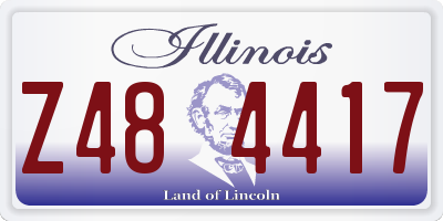 IL license plate Z484417