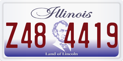 IL license plate Z484419