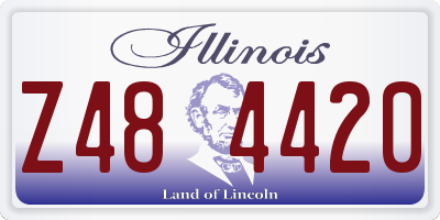 IL license plate Z484420