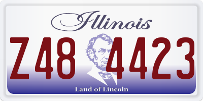 IL license plate Z484423