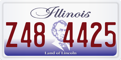 IL license plate Z484425