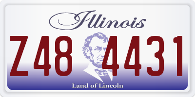IL license plate Z484431