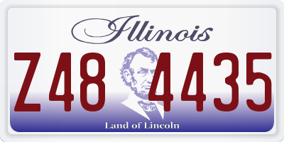 IL license plate Z484435