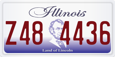 IL license plate Z484436