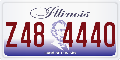 IL license plate Z484440