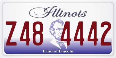 IL license plate Z484442