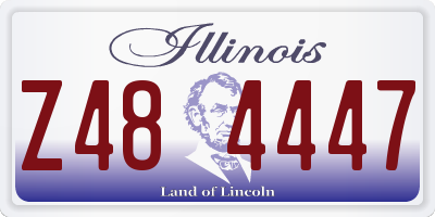 IL license plate Z484447