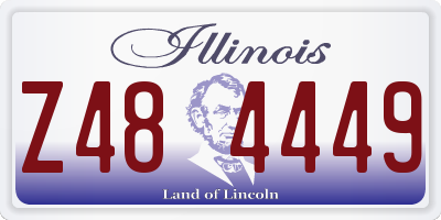 IL license plate Z484449