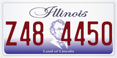 IL license plate Z484450