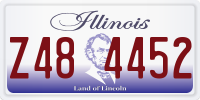 IL license plate Z484452