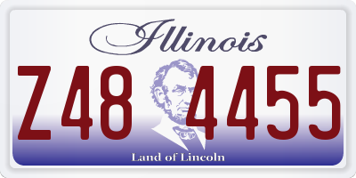IL license plate Z484455
