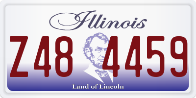 IL license plate Z484459