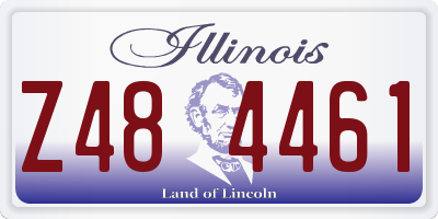 IL license plate Z484461