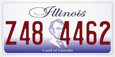 IL license plate Z484462