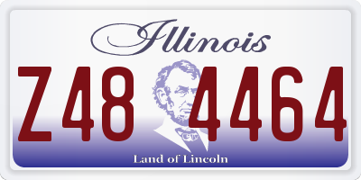 IL license plate Z484464