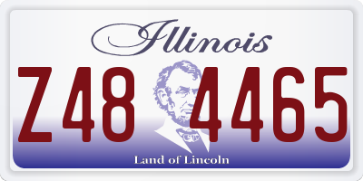 IL license plate Z484465