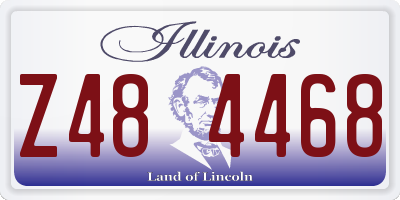 IL license plate Z484468