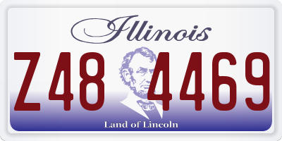 IL license plate Z484469