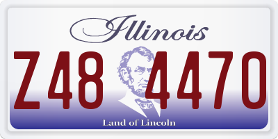 IL license plate Z484470