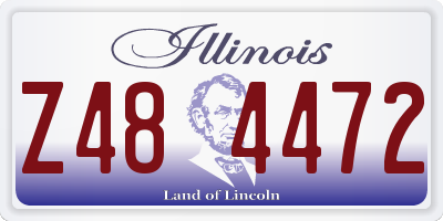 IL license plate Z484472