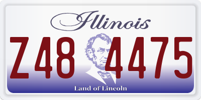 IL license plate Z484475
