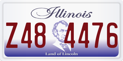 IL license plate Z484476