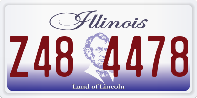 IL license plate Z484478