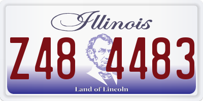 IL license plate Z484483