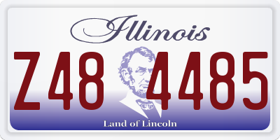 IL license plate Z484485