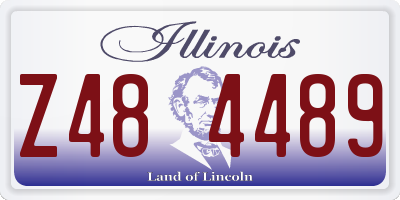 IL license plate Z484489
