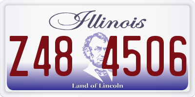 IL license plate Z484506