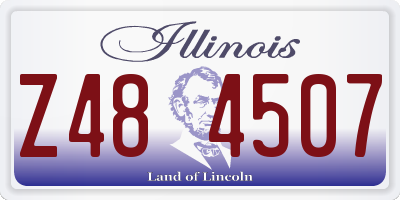 IL license plate Z484507