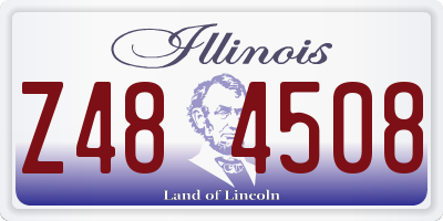 IL license plate Z484508