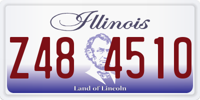 IL license plate Z484510