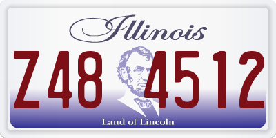 IL license plate Z484512