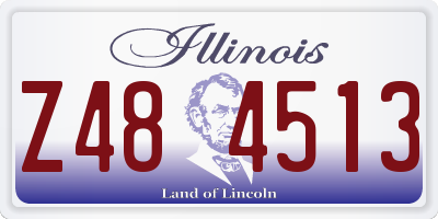 IL license plate Z484513
