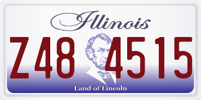 IL license plate Z484515