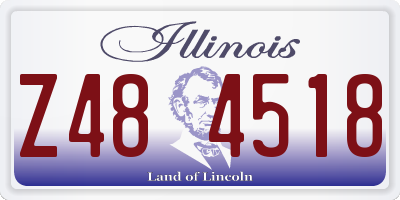 IL license plate Z484518