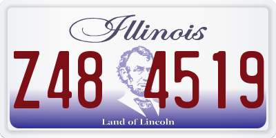 IL license plate Z484519