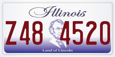 IL license plate Z484520