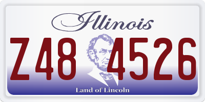 IL license plate Z484526