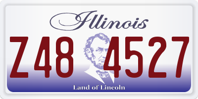 IL license plate Z484527