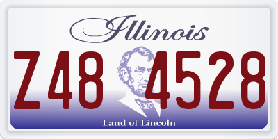 IL license plate Z484528