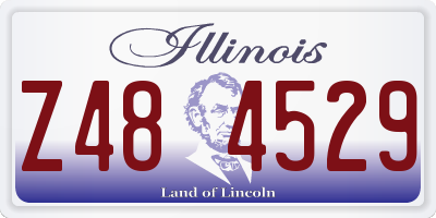 IL license plate Z484529