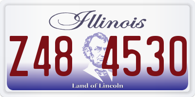 IL license plate Z484530